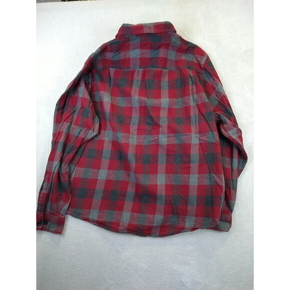 Coleman Plaid Flannel Shirt Men's 2XL Red/Gray Long Sleeve Pockets Outdoor EUC - Picture 11 of 11
